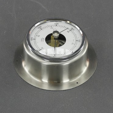 VT162 - barometr analogový, stříbrný, průměr 103 mm