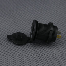 SI122 - 2x USB-A nabíječka 1 + 2,1 A, IP65, panelová