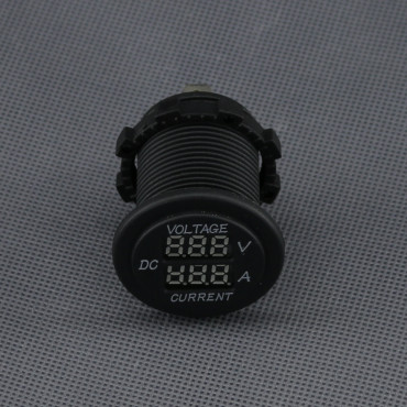 SI119 - voltmetr + ampérmetr, digitální, panelový, průměr 29 mm