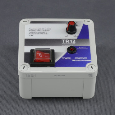 TR12 - regulátor napětí 230 V, 900 W, triakový, pod omítku a plochu