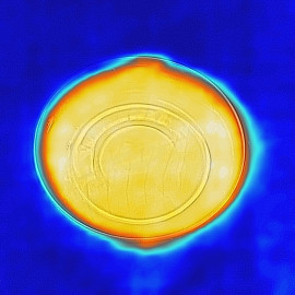 termosnímek vyhřívané misky 12 V s termostatem TF91