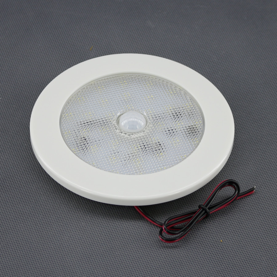 SI166 - LED svítidlo 12-24 V, 7 W, čidlo pohybu PIR