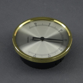 VT28 - teploměr analogový, zlatý, průměr 70 mm