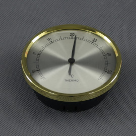 VT28 - teploměr analogový, zlatý, průměr 70 mm