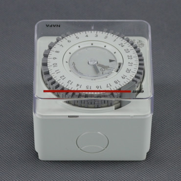 EH06 - spínací hodiny 230 V, 3500 W, mechanické, denní