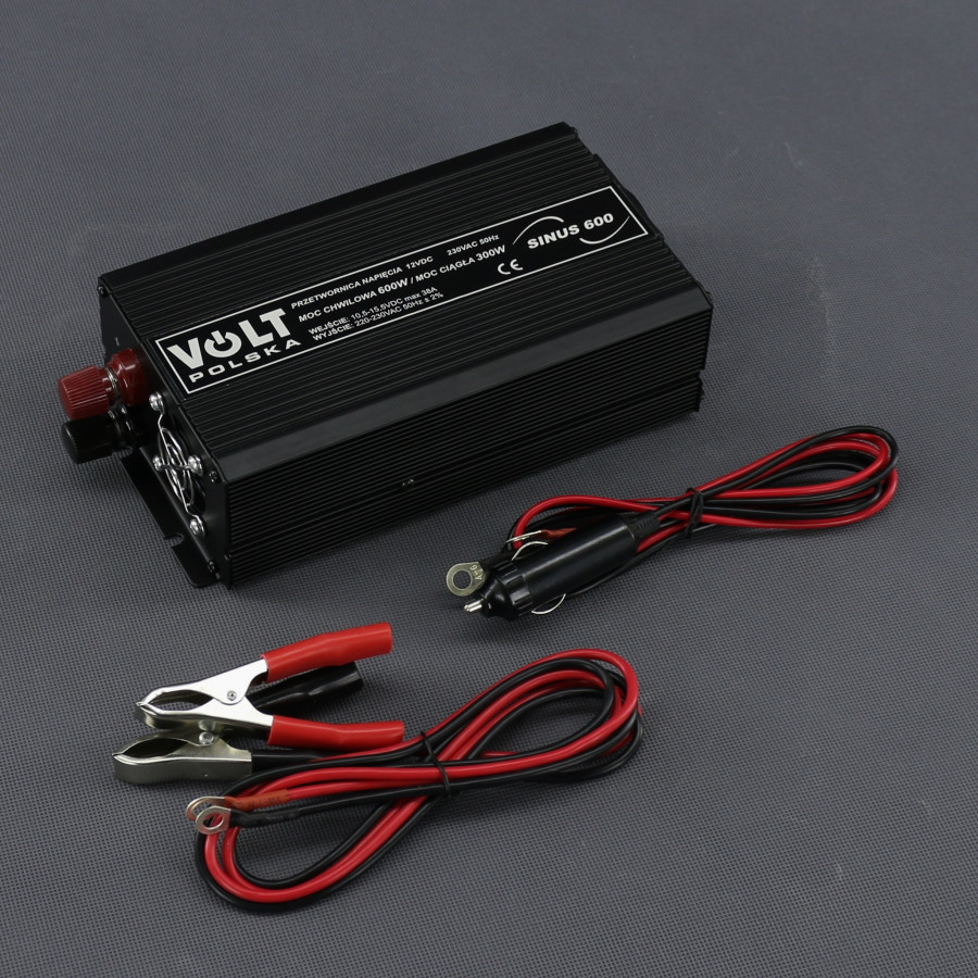 SI300 - měnič napětí 12 V na 230 V, 300 W čistý sinus a USB