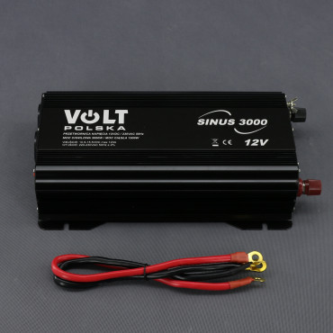 SI313 - měnič napětí 12 V na 230 V, 1500 W čistý sinus a USB