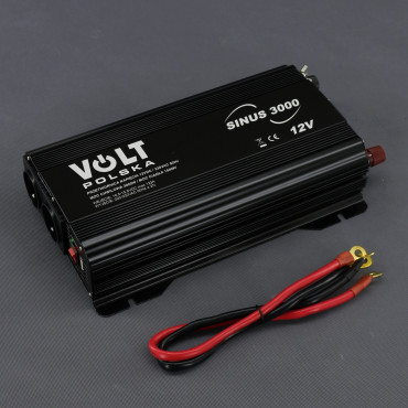 SI313 - měnič napětí 12 V na 230 V, 1500 W čistý sinus a USB