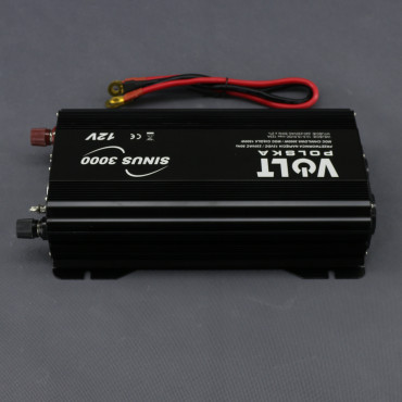 SI313 - měnič napětí 12 V na 230 V, 1500 W čistý sinus a USB
