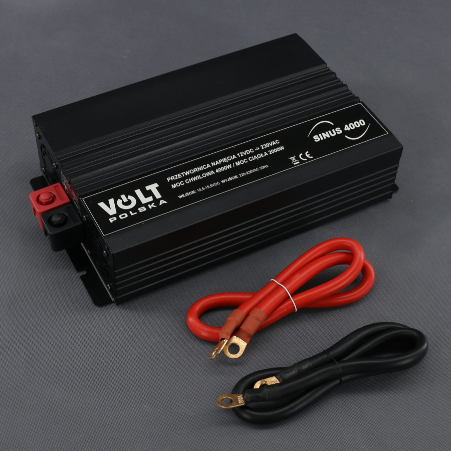 SI314 - měnič napětí 12 V na 230 V, 2000 W čistý sinus