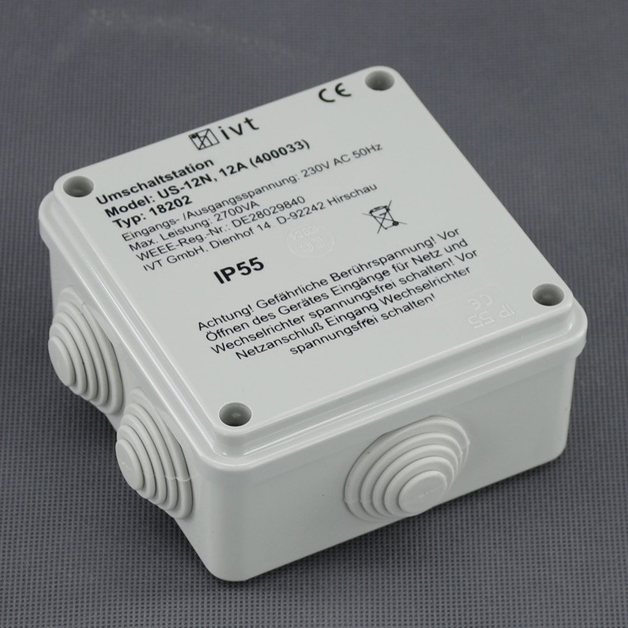 SO81 - automatický přepínač sítí 230 V, 2700 W, měnič-síť
