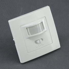 SS03 - čidlo pohybu PIR 230 V, 500 W, 2x vodič, místo vypínače