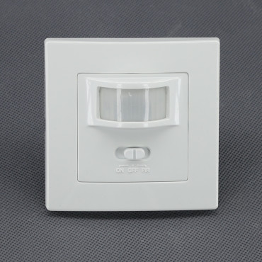 SS03 - čidlo pohybu PIR 230 V, 500 W, 2x vodič, místo vypínače