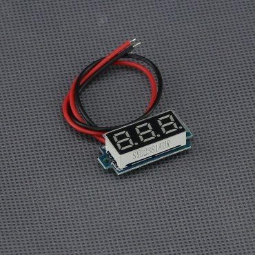 SI129 - mini voltmetr 3-30 V DC, digitální
