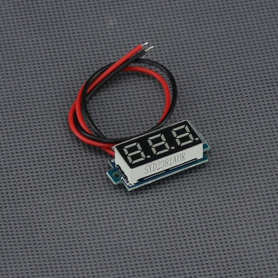 SI129 - mini voltmetr 3-30 V DC, digitální