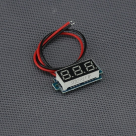 SI129 - mini voltmetr 3-30 V DC, digitální