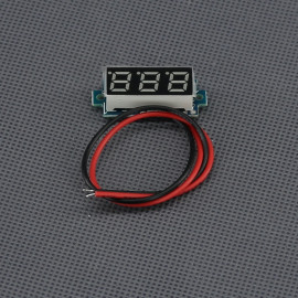 SI129 - mini voltmetr 3-30 V DC, digitální