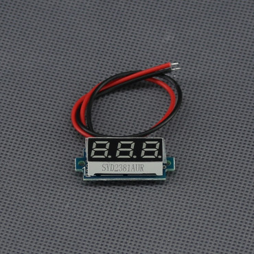 SI129 - mini voltmetr 3-30 V DC, digitální