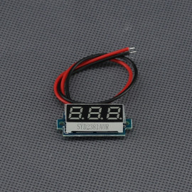 SI129 - mini voltmetr 3-30 V DC, digitální