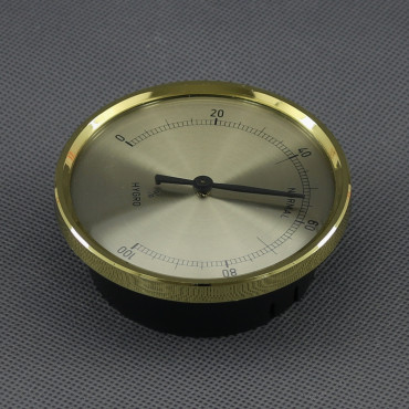 VT29 - vlhkoměr analogový, zlatý, průměr 70 mm