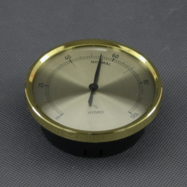VT29 - vlhkoměr analogový, zlatý, průměr 70 mm