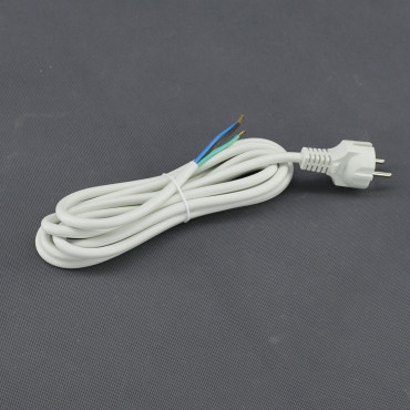 SU02 - flexo šňůra s vidlicí 3x 1,5 mm2, 3 m