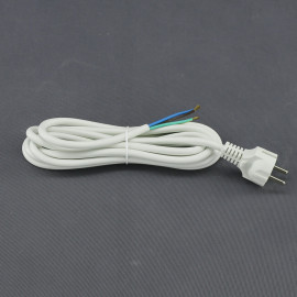 SU02 - flexo šňůra s vidlicí 3x 1,5 mm2, 3 m