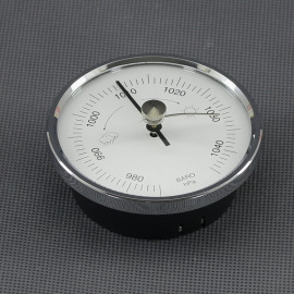 VT34 - barometr analogový, stříbrný, průměr 70 mm