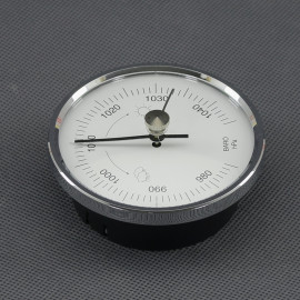 VT34 - barometr analogový, stříbrný, průměr 70 mm