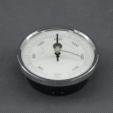 VT34 - barometr analogový, stříbrný, průměr 70 mm