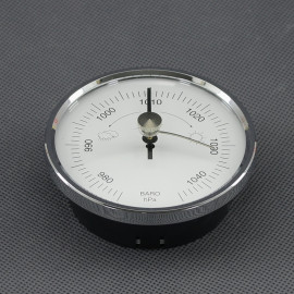 VT34 - barometr analogový, stříbrný, průměr 70 mm