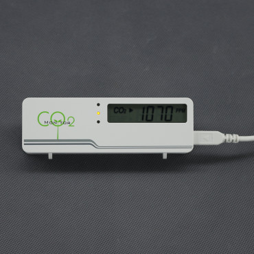 VT59 - indikátor oxidu uhličitého CO2 a teploměr (IN)