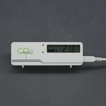 VT59 - indikátor oxidu uhličitého CO2 a teploměr (IN)