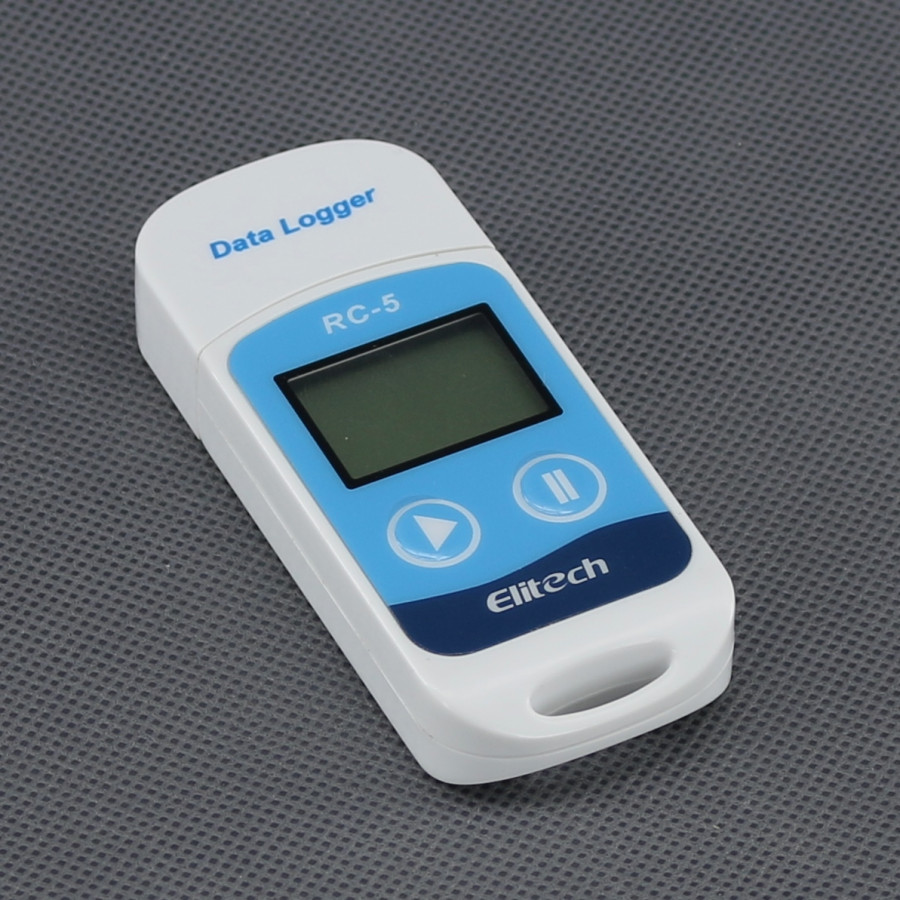 VT75 - záznamník teploty (datalogger USB), displej