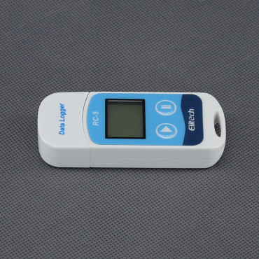 VT75 - záznamník teploty (datalogger USB), displej