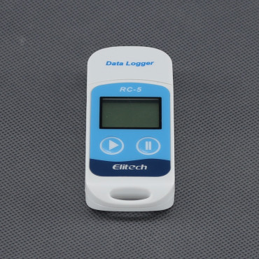 VT75 - záznamník teploty (datalogger USB), displej
