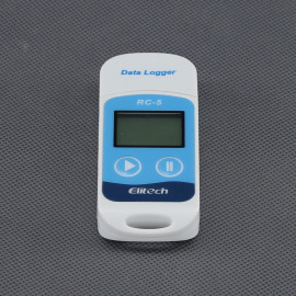 VT75 - záznamník teploty (datalogger USB), displej