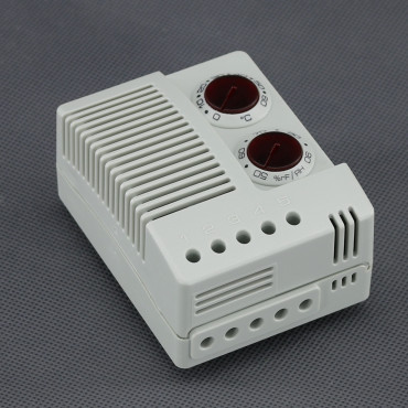 HY11 - mini hygrostat s termostatem 230 V, 2300 W, NO-NC