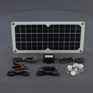 SO127 - solární nabíječka autobaterií 12 V, 20 W, ohebná a USB