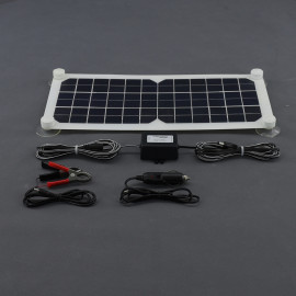 SO127 - solární nabíječka autobaterií 12 V, 20 W, ohebná a USB