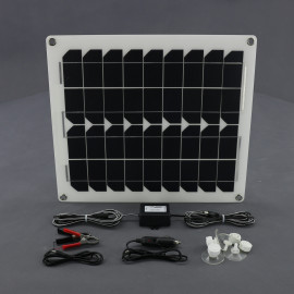 SO128 - solární nabíječka autobaterií 12 V, 30 W, ohebná a USB
