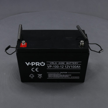 AK250 - akumulátor AGM 12 V, 100 Ah, bezúdržbový, M8