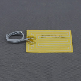 TF1200 - topná fólie PES 12 V, 12 W, lepicí, 110 na 77 mm