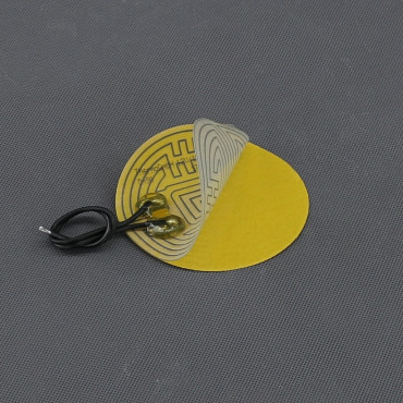 TF1204 - topná fólie PES 12 V, 15 W, lepicí, průměr 90 mm