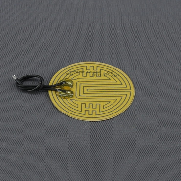 TF1204 - topná fólie PES 12 V, 15 W, lepicí, průměr 90 mm