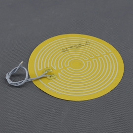 TF1205 - topná fólie PES 12 V, 14 W, lepicí, průměr 174 mm