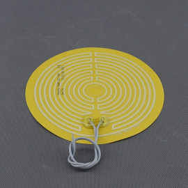 TF1205 - topná fólie PES 12 V, 14 W, lepicí, průměr 174 mm
