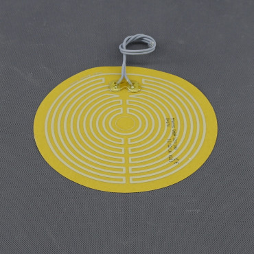 TF1205 - topná fólie PES 12 V, 14 W, lepicí, průměr 174 mm