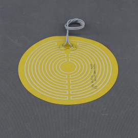 TF1205 - topná fólie PES 12 V, 14 W, lepicí, průměr 174 mm
