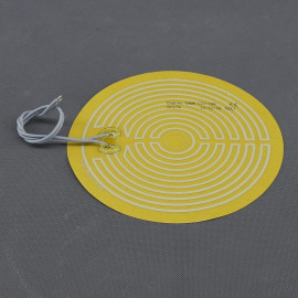 TF1205 - topná fólie PES 12 V, 14 W, lepicí, průměr 174 mm